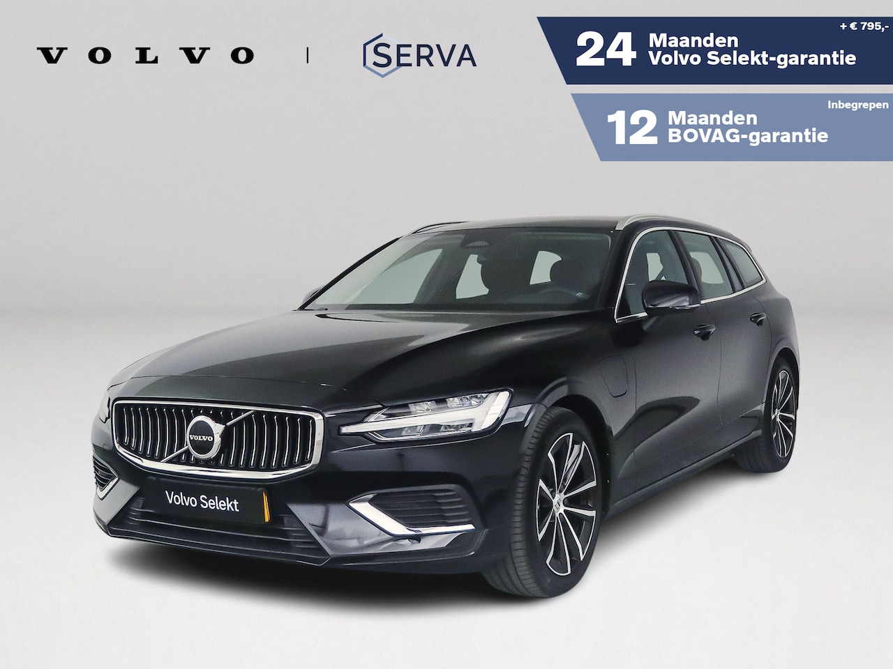 Volvo V60 - T6 Plug-in hybrid AWD Essential Bright | Parkeercamera | Cruise control | Stoel- en stuurv - AutoWereld.nl