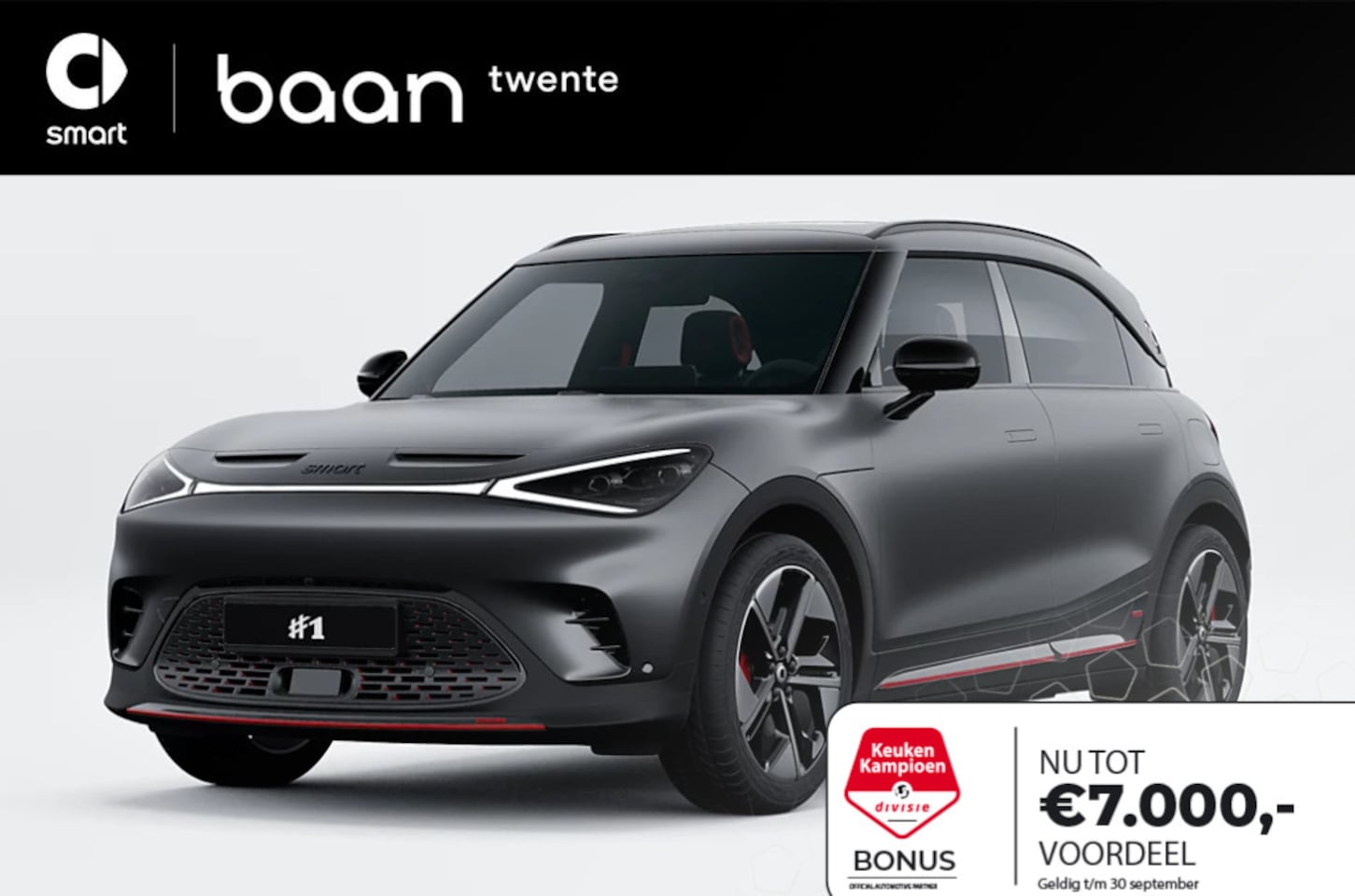 Smart #1 - BRABUS 66 kWh | KKD Actie! | Van € 48.400,- voor € 41.399,- | - AutoWereld.nl