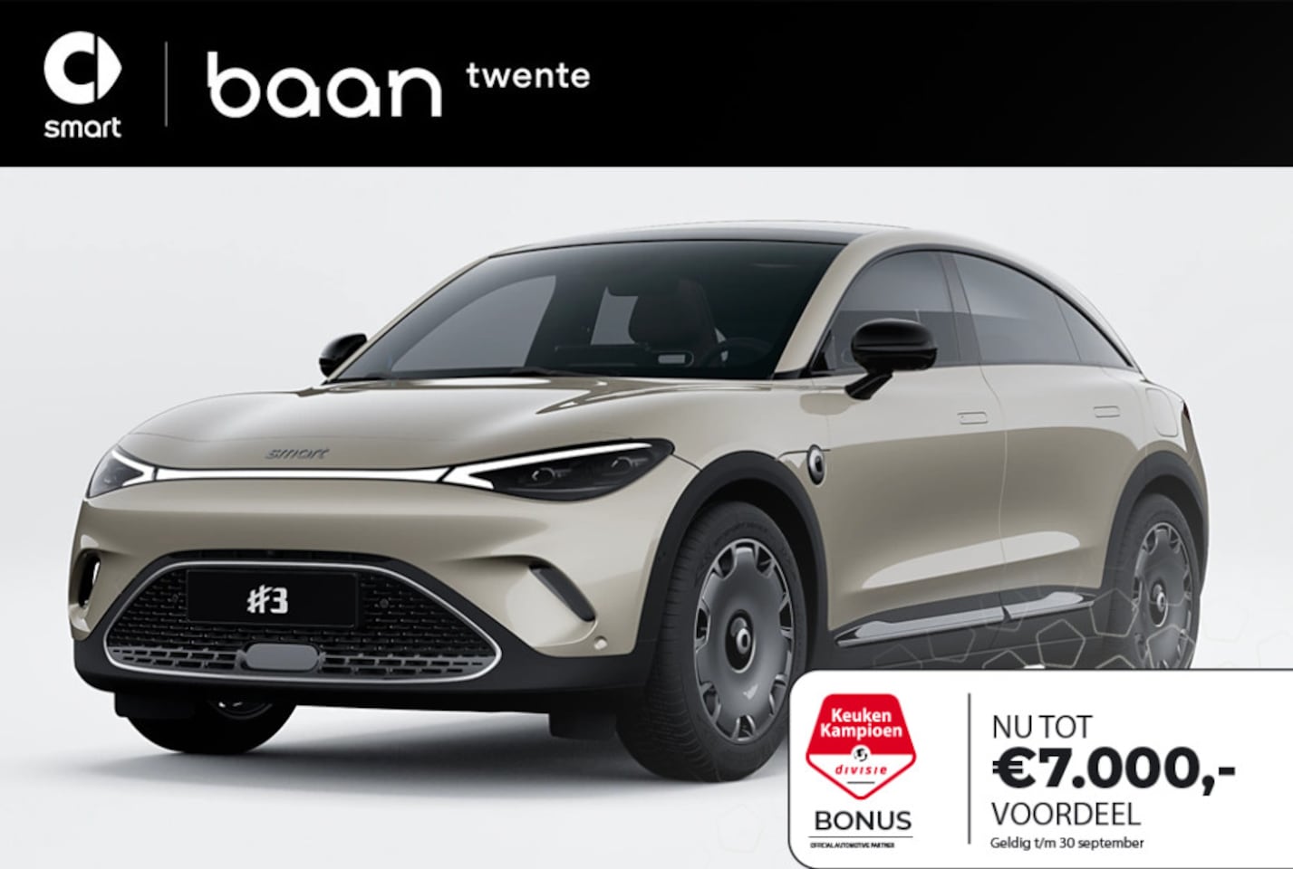Smart #3 - Premium 66 kWh | KKD Actie! | Van € 43.175,- voor € 36.174,- | - AutoWereld.nl