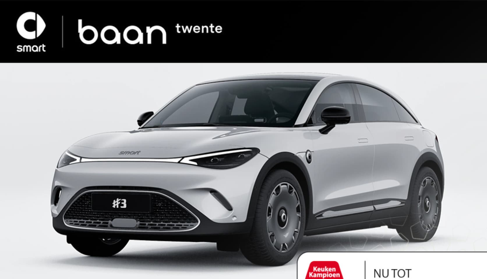 Smart #3 - Premium 66 kWh | KKD Actie! | Van € 43.175,- voor € 36.174,- | - AutoWereld.nl