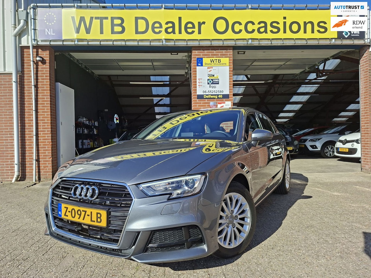 Audi A3 Sportback - 30 TFSI Pro S-Line, Autom, Trekhaak, Leder, Digitaal Dashboard - AutoWereld.nl