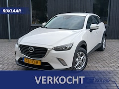 Mazda CX-3 - 2.0 SkyActiv-G 120 TS 2WD Parelmoer lak Navi Keyless Garantie All-in prijs Rijklaar 2e eigenaar NL-AUTO NAP
