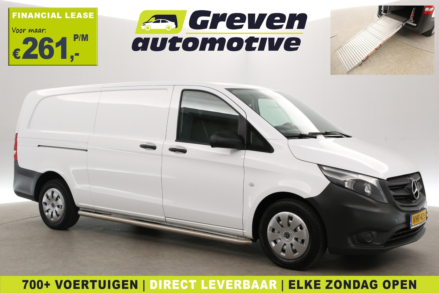 Mercedes-Benz Vito - CDI Extra Lang | Oprijplaat | Airco | Camera | 3 Zits | Elektrpakket - AutoWereld.nl