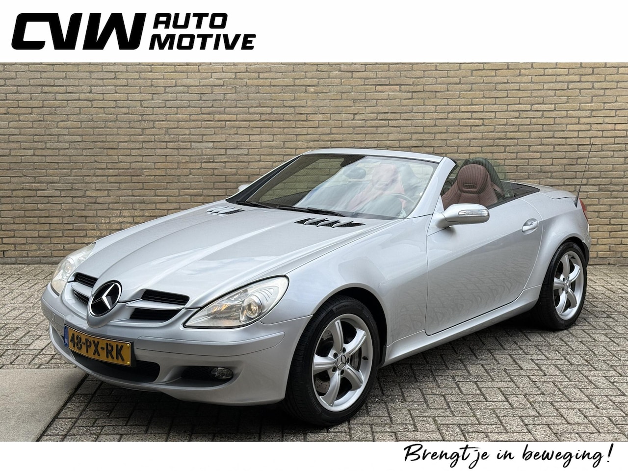 Mercedes-Benz SLK-klasse - 350 V6 272pk | Automaat | Leder | Airscarf | Stoelverwarming | Elektrische kap | Cruise co - AutoWereld.nl