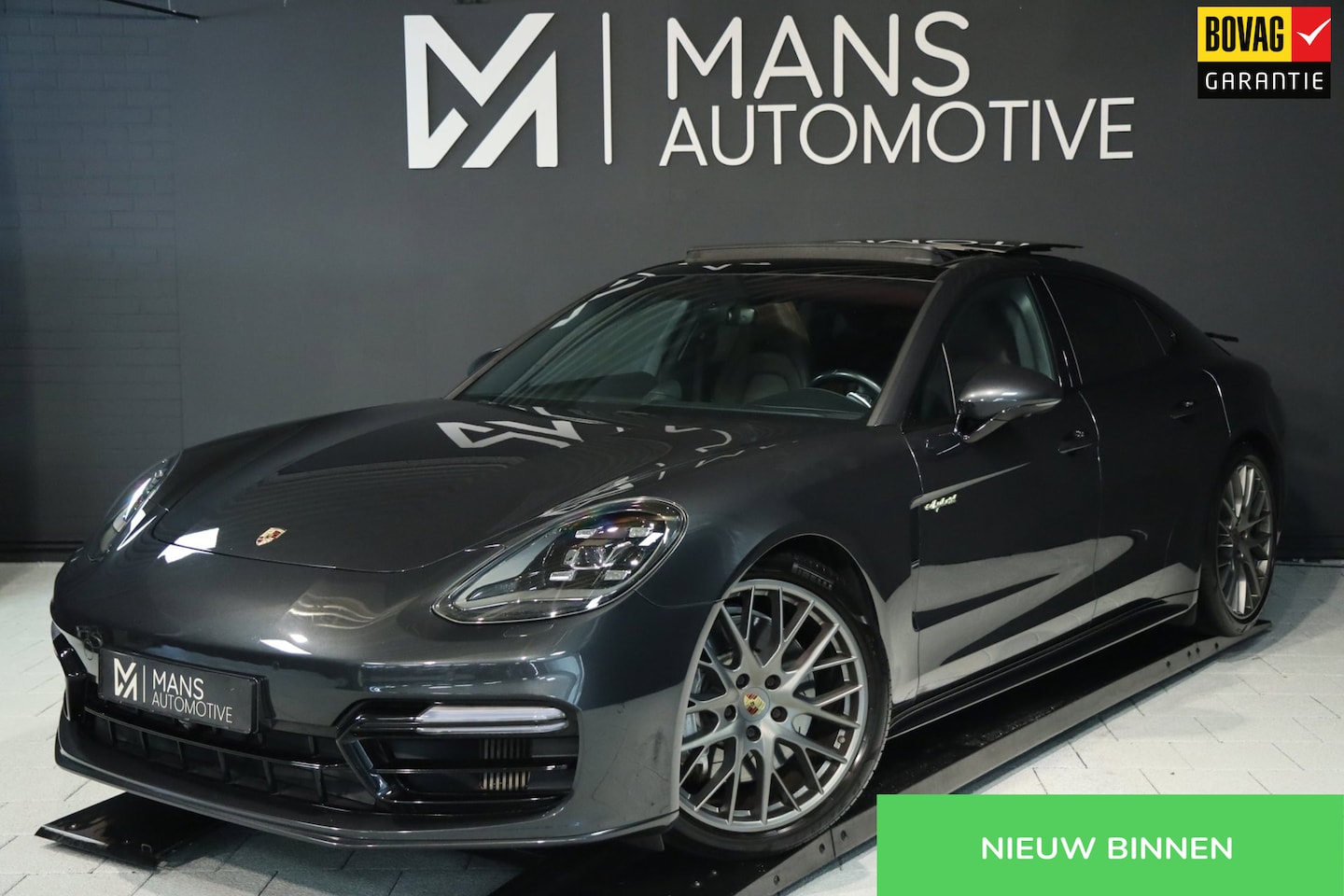 Porsche Panamera - Porsche Panamera 2.9 4 E-Hybrid / PANO / BOSE / KEYLESS / VOLCANO GREY / BOVAG - AutoWereld.nl