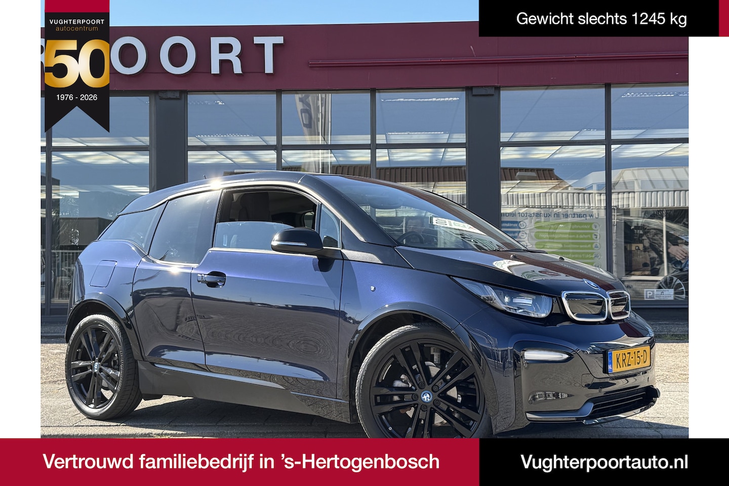 BMW i3 - S 184pk Executive 120Ah 42 kWh/Sunroof/Leder/Adaptive/Jetblack 20" - AutoWereld.nl