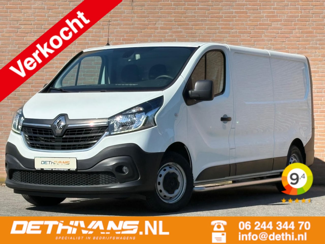 Renault Trafic - 2.0dCi 145PK Lang / Cruisecontrol / Carplay / Euro6 - AutoWereld.nl