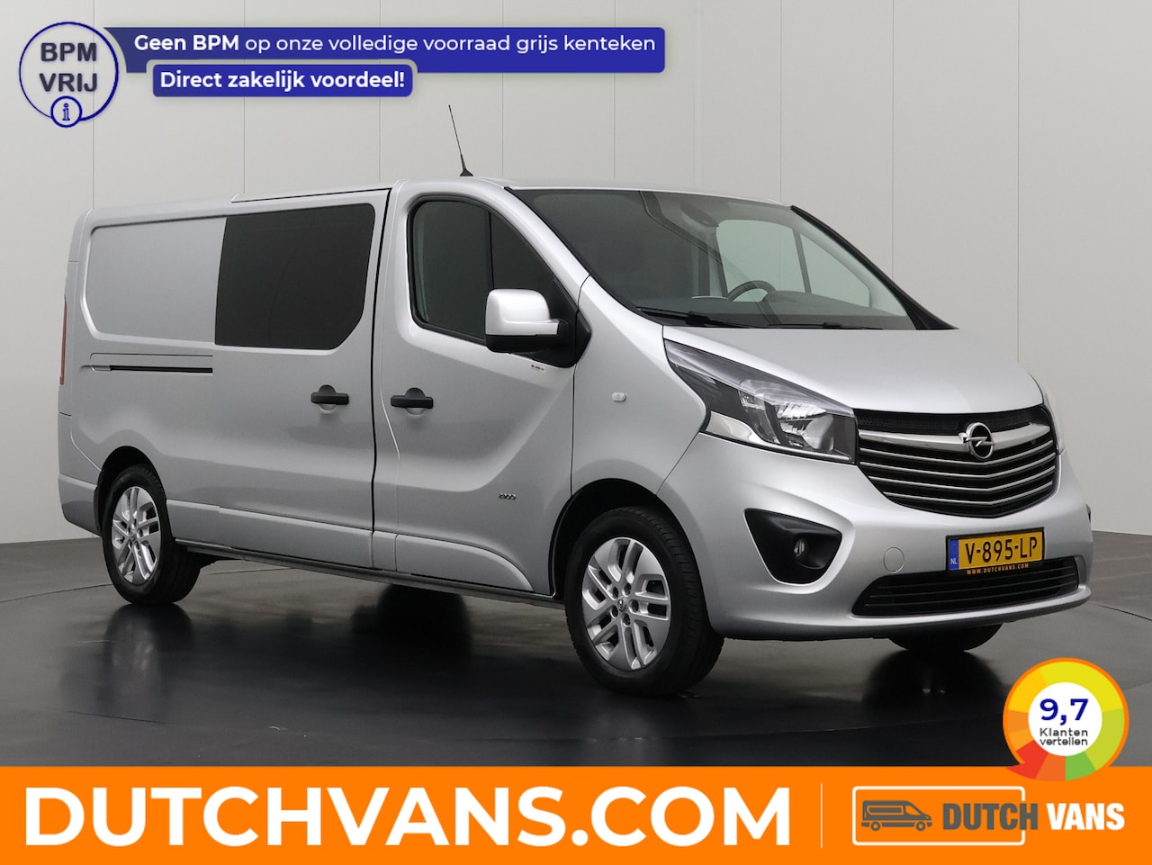 Opel Vivaro - 1.6CDTI 120PK Lang Sport Dubbele Cabine | Marge | Euro 6 | Navigatie | Camera | Airco | Cr - AutoWereld.nl