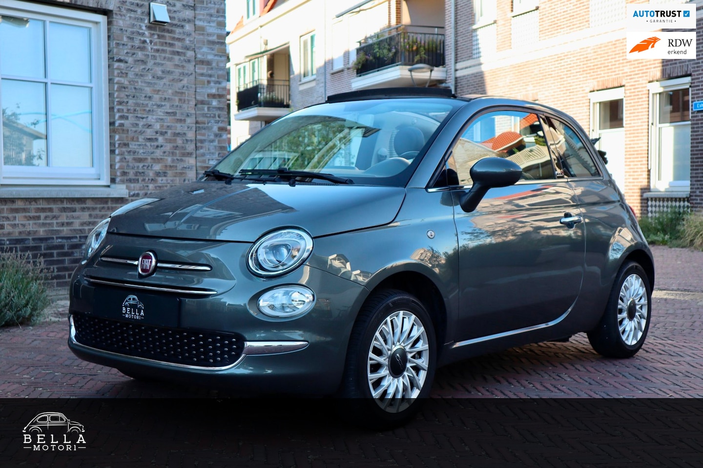 Fiat 500 C - 1.2 Lounge | RIJKLAARPRIJS | Leren Stuur | Chrome-pakket - AutoWereld.nl