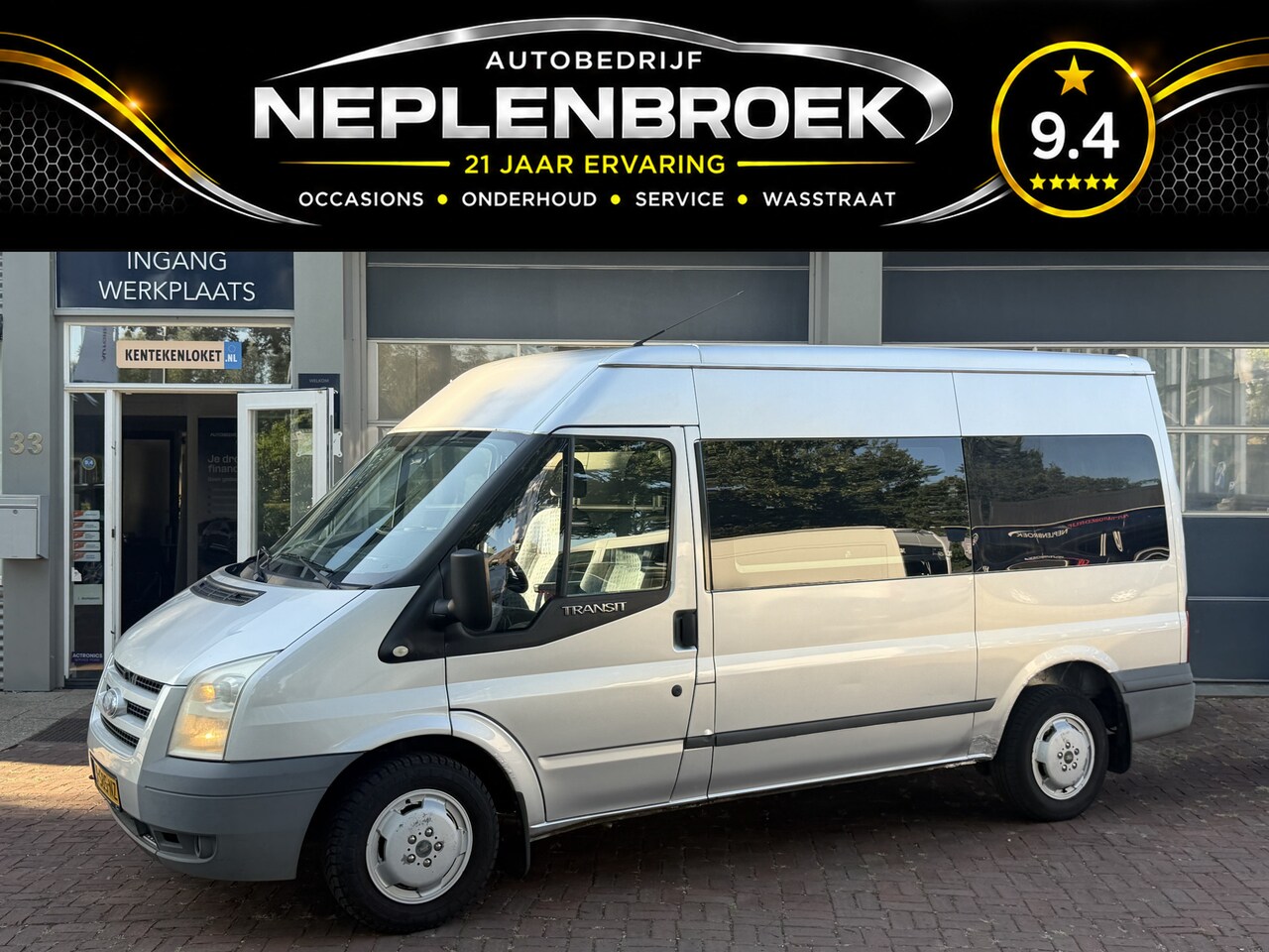 Ford Transit - Rolstoelbus 300M 2.2 TDCI SHD DC Camera,Airco,Cruise,Cv Bj 2010 Nu 7950,- incl lift - AutoWereld.nl