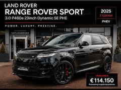 Land Rover Range Rover Sport - 3.0 P460e 23inch Dynamic SE PHEV *Meridian / Stoelventilatie / Panorama / Black Exterior P