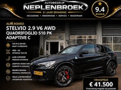 Alfa Romeo Stelvio - 2.9 V6 AWD Quadrifoglio 510 PK Adaptive Cruise Harman Kardon Keyless 20''