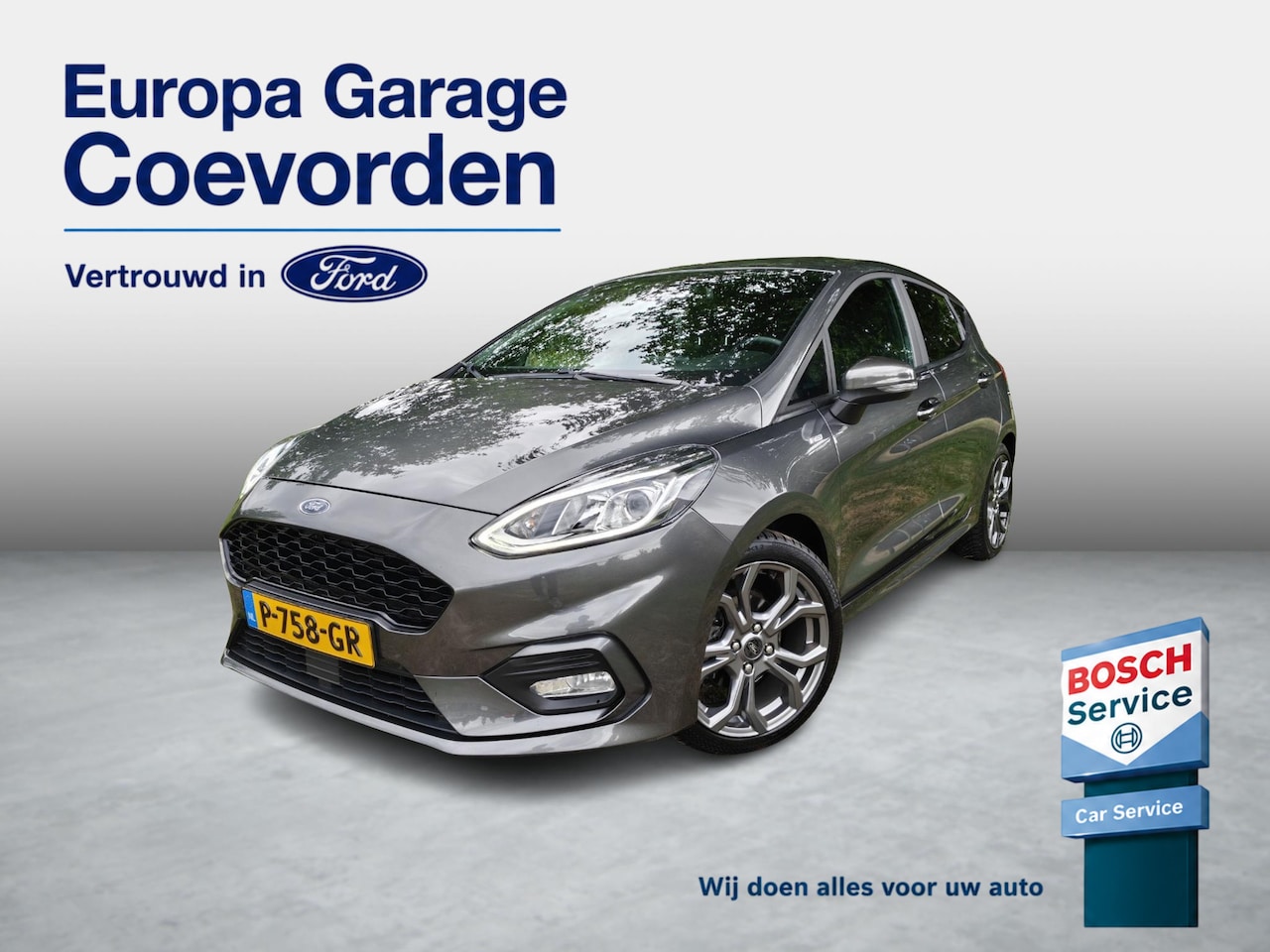 Ford Fiesta - 1.0 EB 125PK ST-Line Automaat | CARPLAY NAVI | PRIVACY GLASS | CRUISE | CLIMA | - AutoWereld.nl
