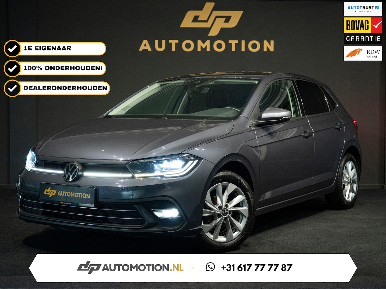 Volkswagen Polo - 1.0 TSI Style VOL • Travel Assist • ACC • Cam • IQ Light • Nav • PDC • Virtual • Carplay - AutoWereld.nl