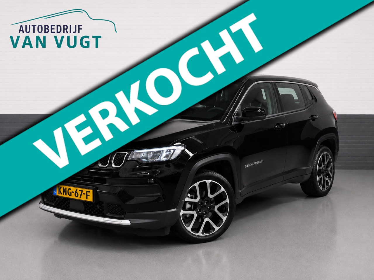 Jeep Compass - 1.5T e-Hybrid 19 inch, slechts 10d km, 360 camera ect. - AutoWereld.nl