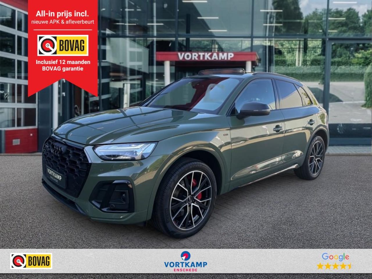 Audi Q5 - 55 TFSIe QUATTRO S-LINE PANO-DAK/TREKHAAK/BenO/CAMERA/ELEK-KLEP/STOELVERW - AutoWereld.nl