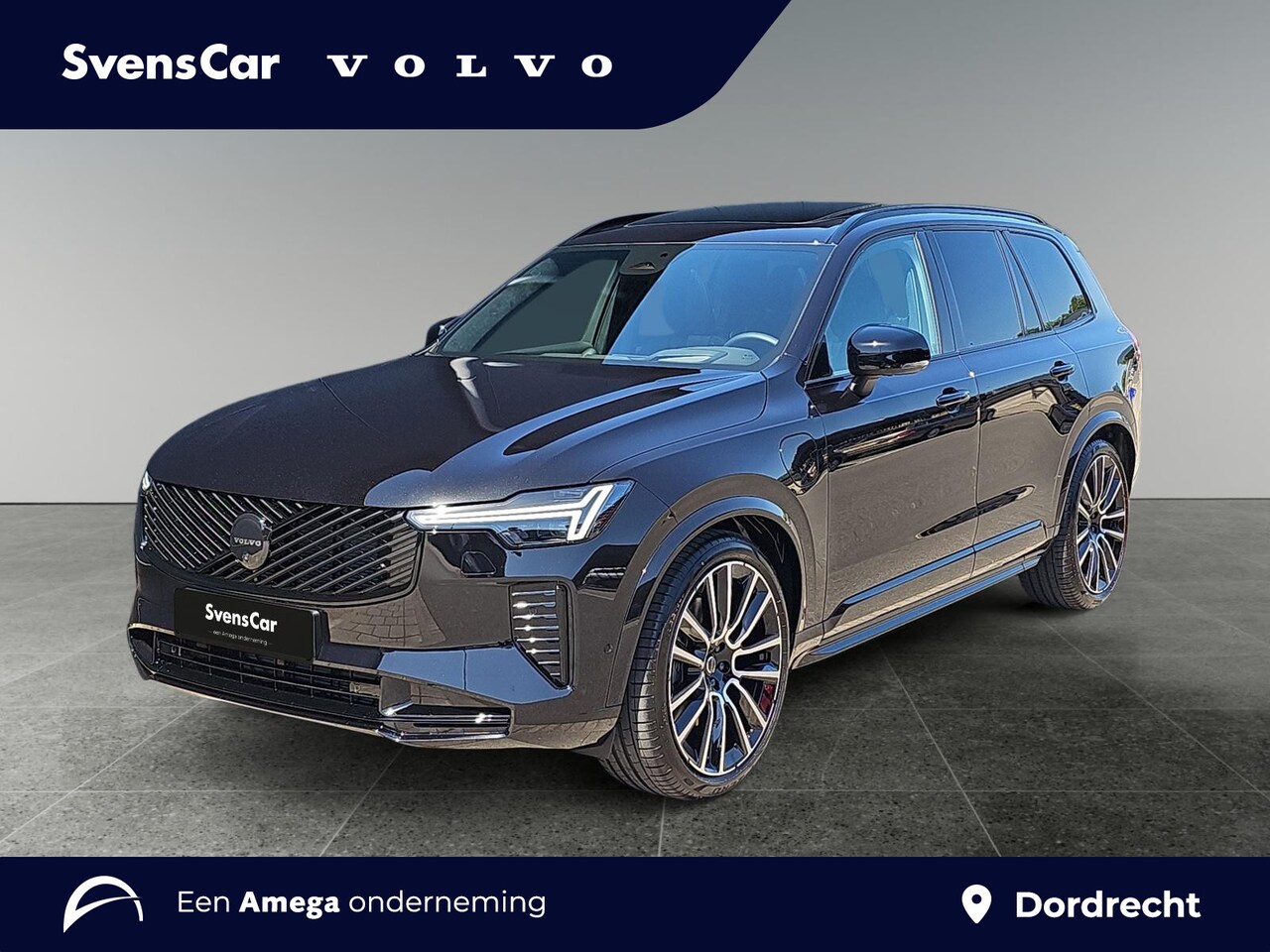 Volvo XC90 - 2.0 T8 Plug-in hybrid AWD Ultra Black Edition | Luchtvering | Trekhaak | Massage | Stoelve - AutoWereld.nl