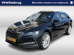 Skoda Superb Combi - 1.4 TSI iV Laurin & Klement / AUTOMAAT/ PANO/ TREKHAAK/ LEER/ STANDKACHEL/ DCC/ ACC/ PARK.