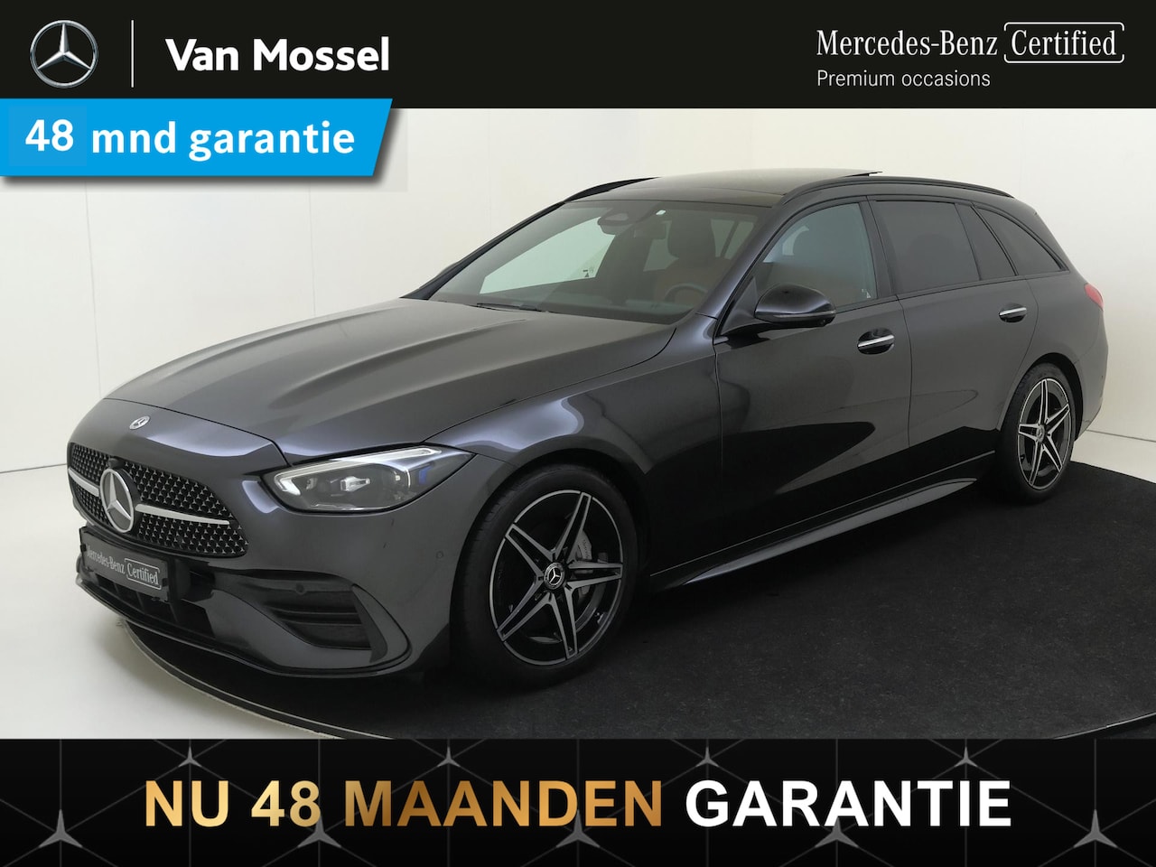 Mercedes-Benz C-klasse Estate - 180 Star Edition AMG Line / Memory-Stoelen / Panoramadak / Multibeam - AutoWereld.nl
