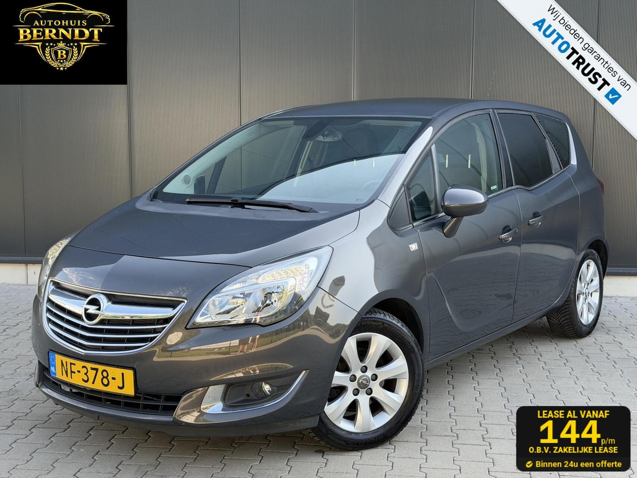Opel Meriva - 1.4 Turbo Blitz Cruise Trekhaak Airco NL Auto - AutoWereld.nl