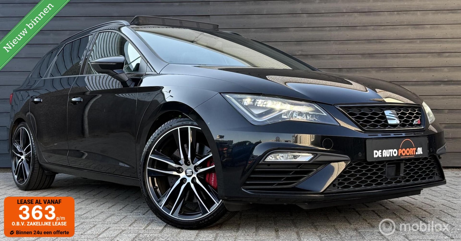 SEAT Leon ST - 2.0 TSI CUPRA 300 4DRIVE Kuipstoel/Pano.dak/Carplay - AutoWereld.nl