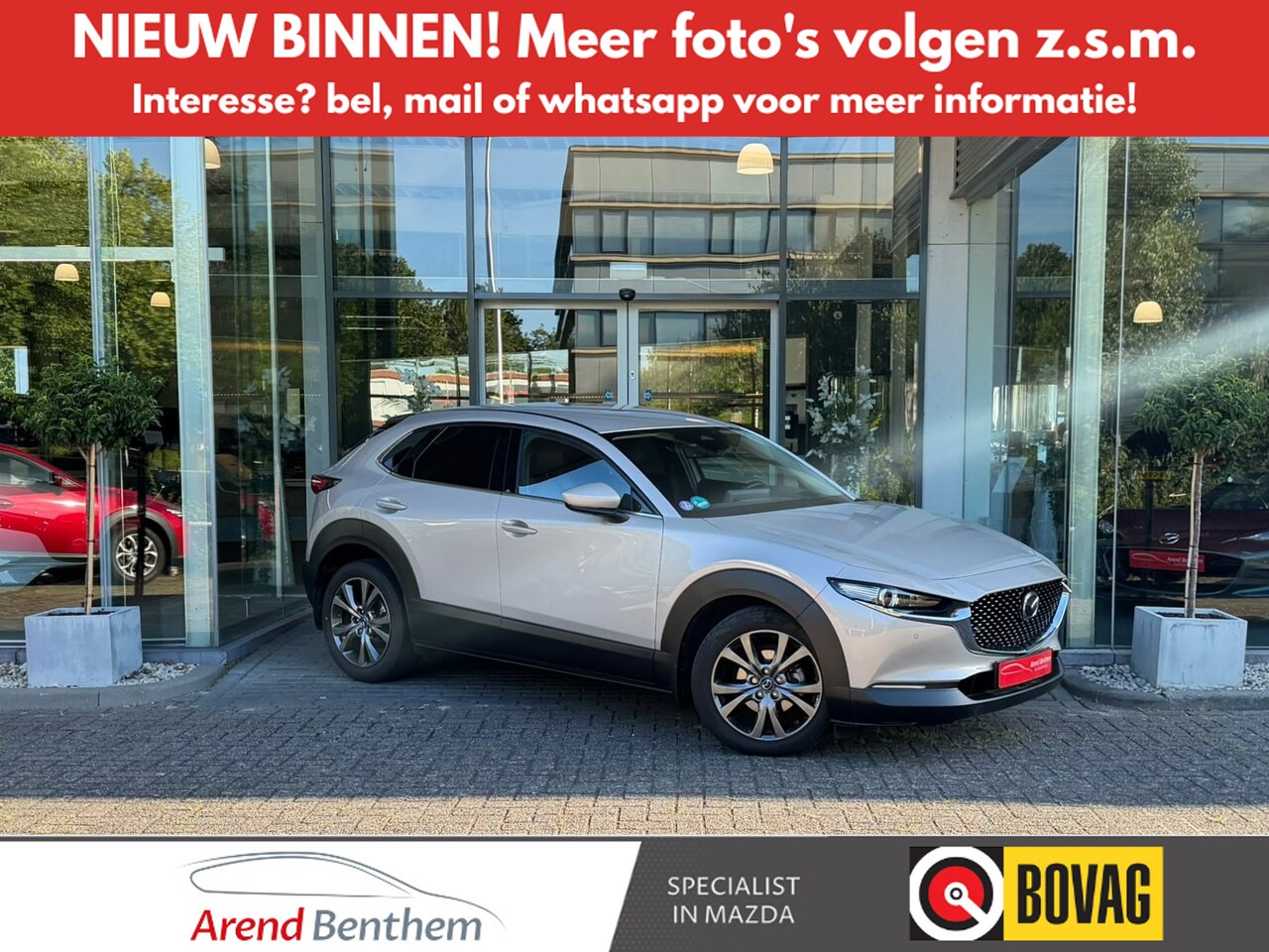 Mazda CX-30 - 2.0 e-SkyActiv-X M Hybrid Exclusive-line - AutoWereld.nl