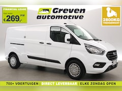 Ford Transit Custom - 2.0 TDCI L2H1 | 2800kg Trekgew. | Airco | Cruise | 3 Zits | 2xSchuifdeur | Trekhaak | Park