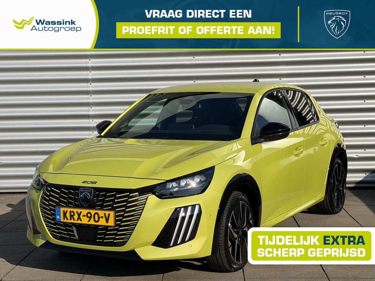Peugeot e-208 - EV GT 51 kWh | VOORRAAD VOORDEEL | Adaptive Cruise Control | 360° Camera | Navigatie - AutoWereld.nl