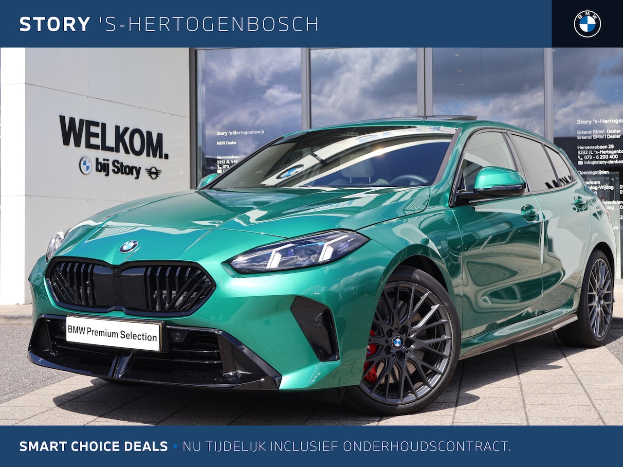 BMW 1-serie - 120 M Sport Automaat / Panoramadak / Sportstoelen  / M Adaptief onderstel / Achteruitrijca - AutoWereld.nl