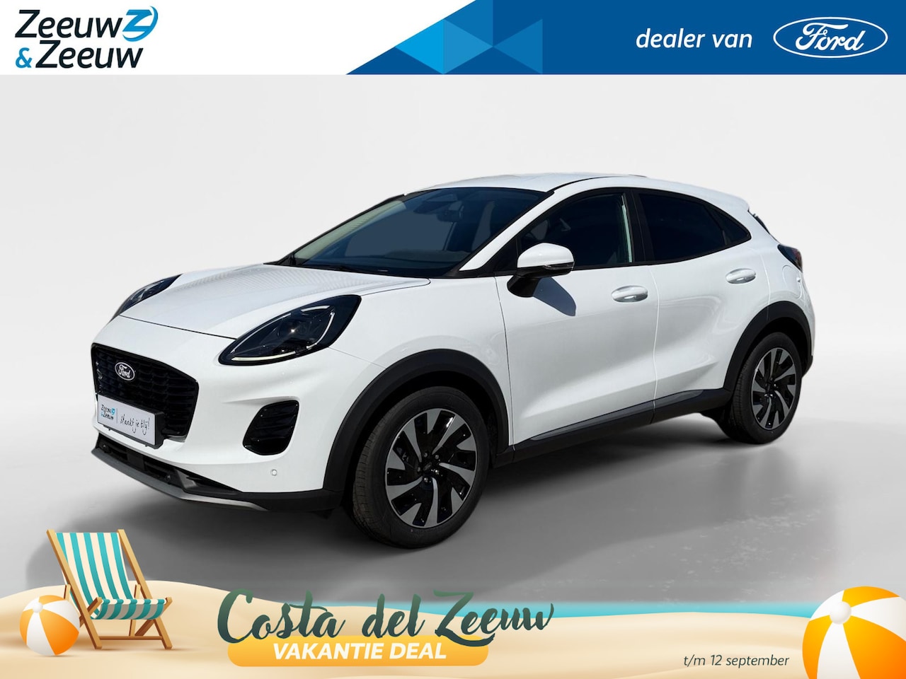 Ford Puma - 1.0 EcoBoost Hybrid Titanium 125PK | 3 Weken Verwachte Levertijd | €5.000,- Ready Set Ford - AutoWereld.nl