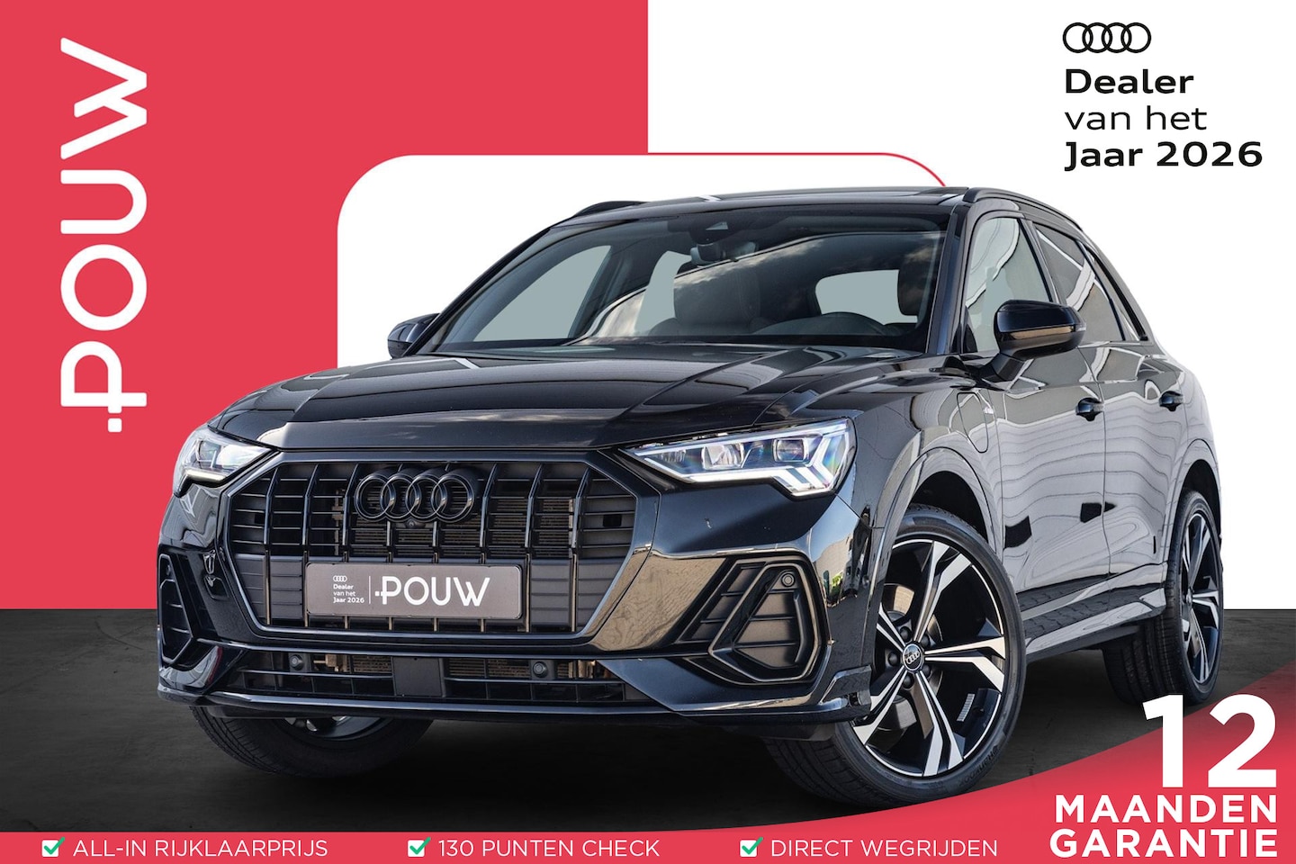 Audi Q3 - 45 TFSIe 245pk S edition | Keyless | Panoramadak | 360° camera | SONOS | 20'' velgen - AutoWereld.nl