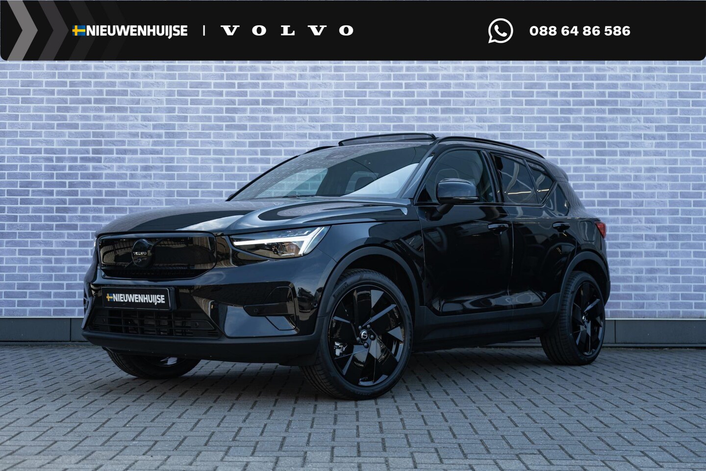 Volvo EX40 - Single Motor Extended Range Ultra Black Edition Europa | 82 kWh | Schuif-/Kanteldak | Harm - AutoWereld.nl