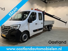 Renault Master - 2.3 dCi 145 PK L3 Open Laadbak / Fassi Kraan / Euro 6 / Airco / Trekhaak / Cruise Control