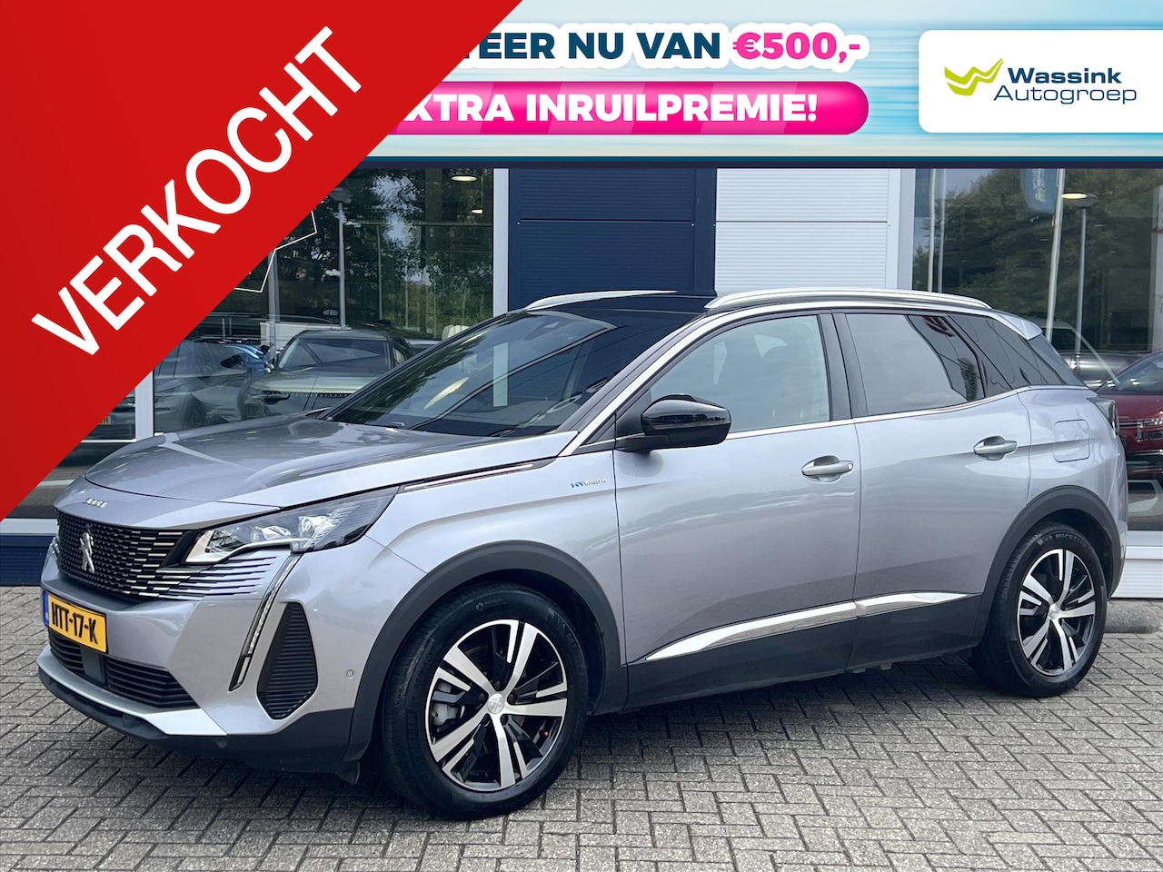 Peugeot 3008 - | SUMMER DEAL | 1.6 Plug-in HYbrid4 300pk Automaat GT | Navigatie | Camera | Stoelverwarmi - AutoWereld.nl