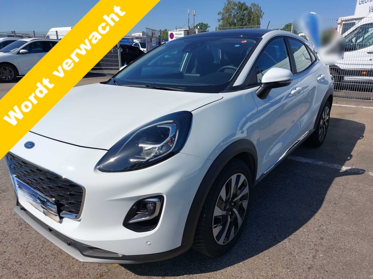 Ford Puma - 1.0 EcoBoost Hybrid Titanium X ** 20.850 km ** Panoramadak ** Winterpakket ** NWST ** - AutoWereld.nl