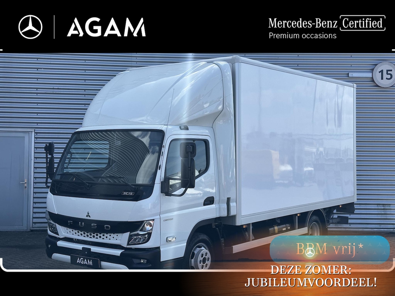 Fuso Canter - 3C15 Bakwagen-Laadklep Automaat Airco - AutoWereld.nl