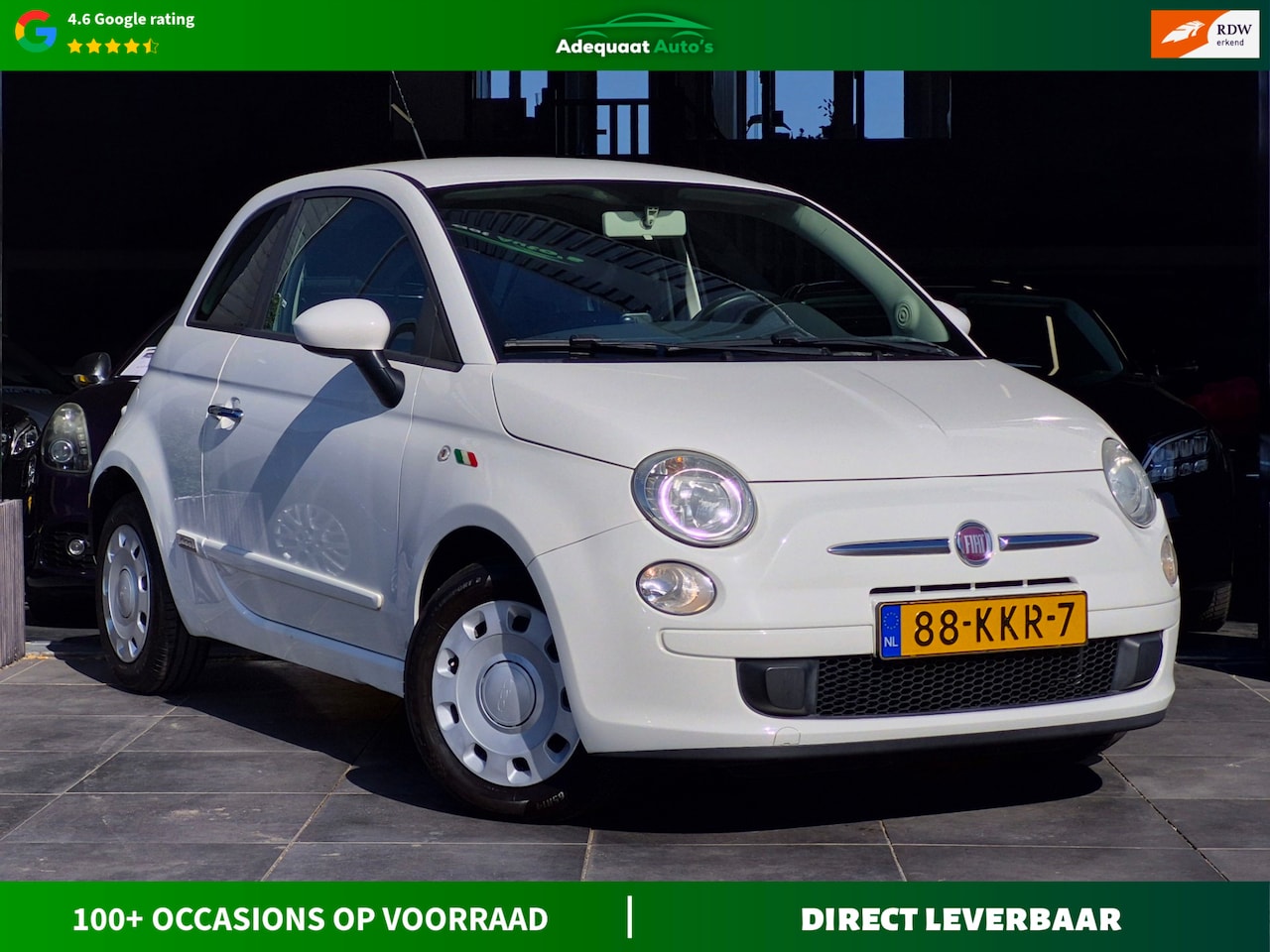 Fiat 500 - 1.2 Pop|APK|NAP|Airco|Automaat|Elek.ramen - AutoWereld.nl