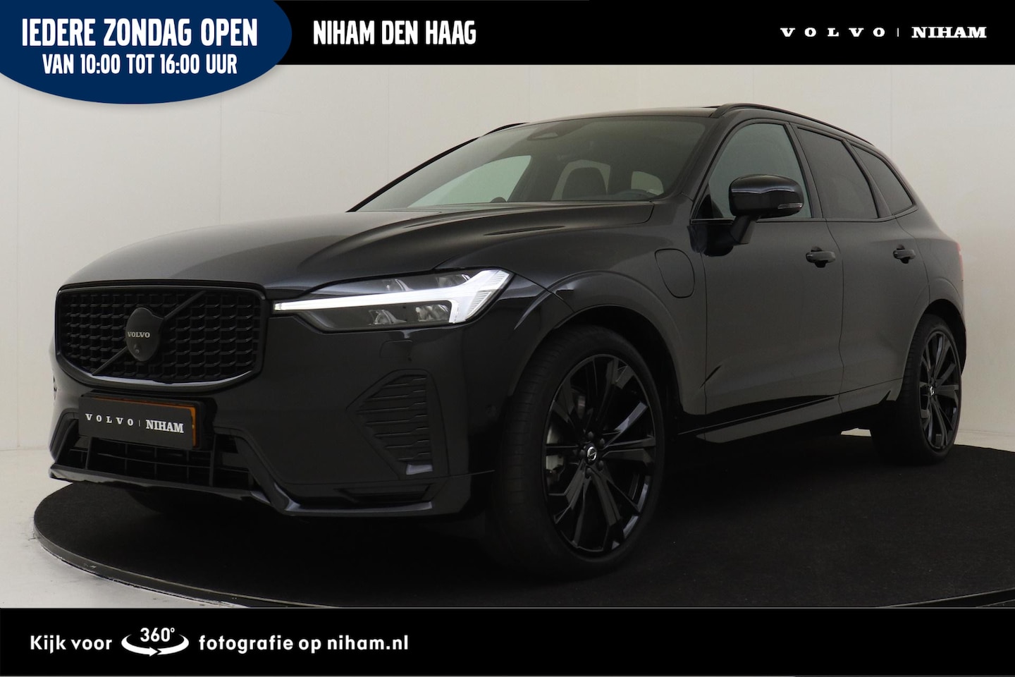 Volvo XC60 - T6 RECHARGE AWD ULTRA BLACK EDITION -PANO.DAK|BOWERS&WILKINS|LUCHTVERING|360°CAM|HEAD-UP D - AutoWereld.nl