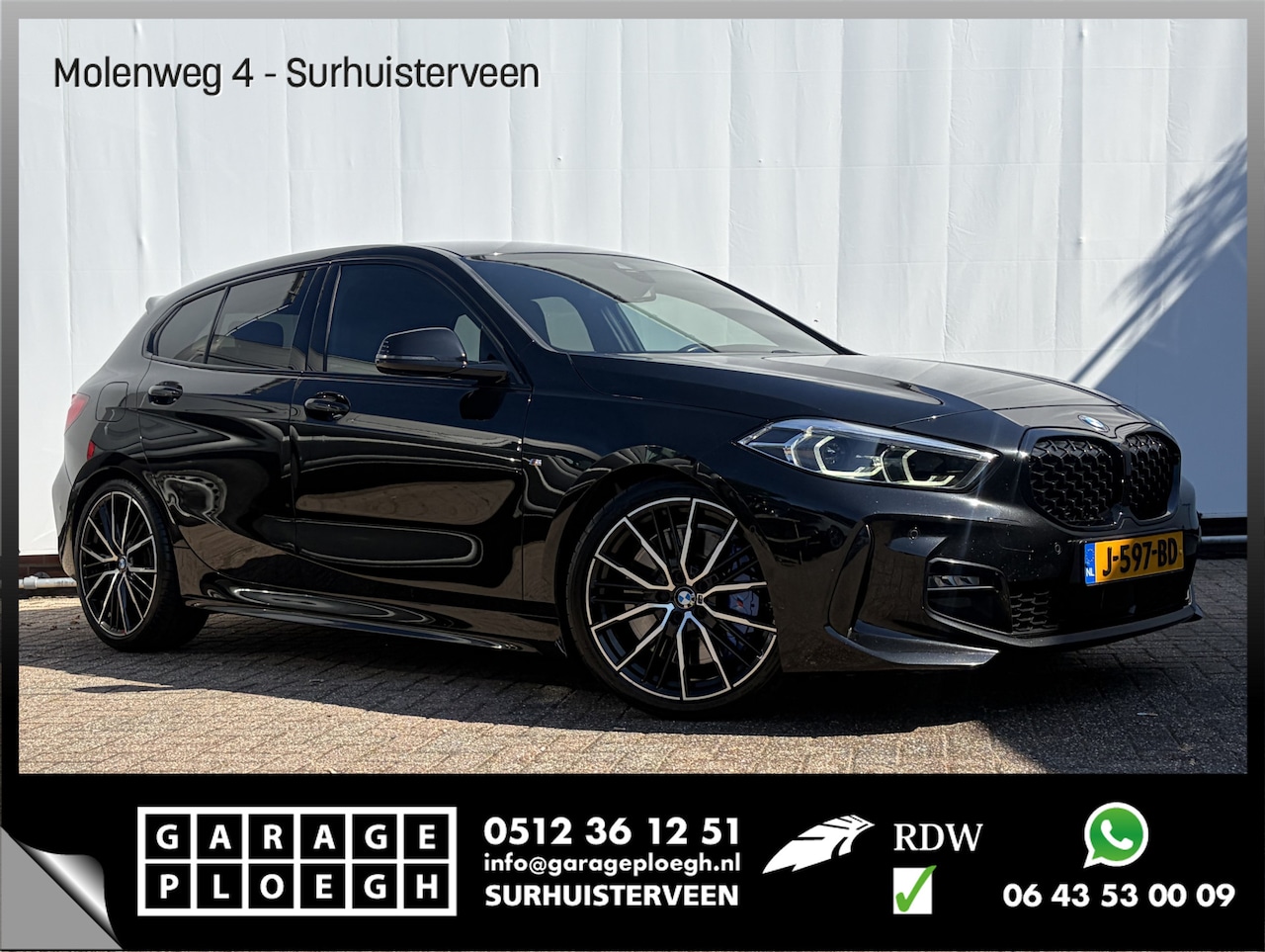 BMW 1-serie - 118i Executive Edition M-Sport Zetels HUD Adapt.Cruise Carplay Camera Uitstraling! - AutoWereld.nl