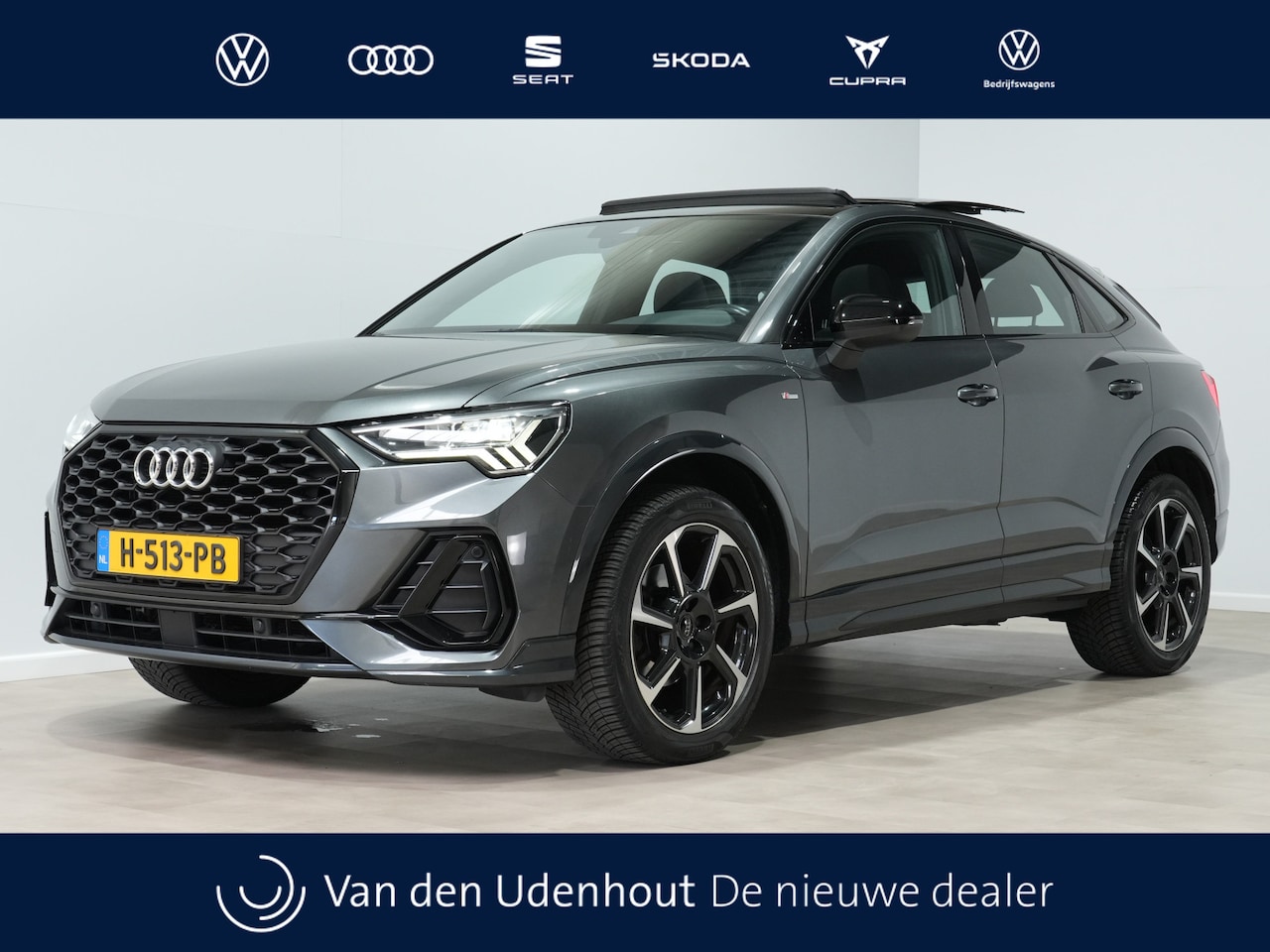Audi Q3 Sportback - 35 TFSI 150 pk S Edition Panoramadak, Trekhaak, Camera, Navigatie - AutoWereld.nl