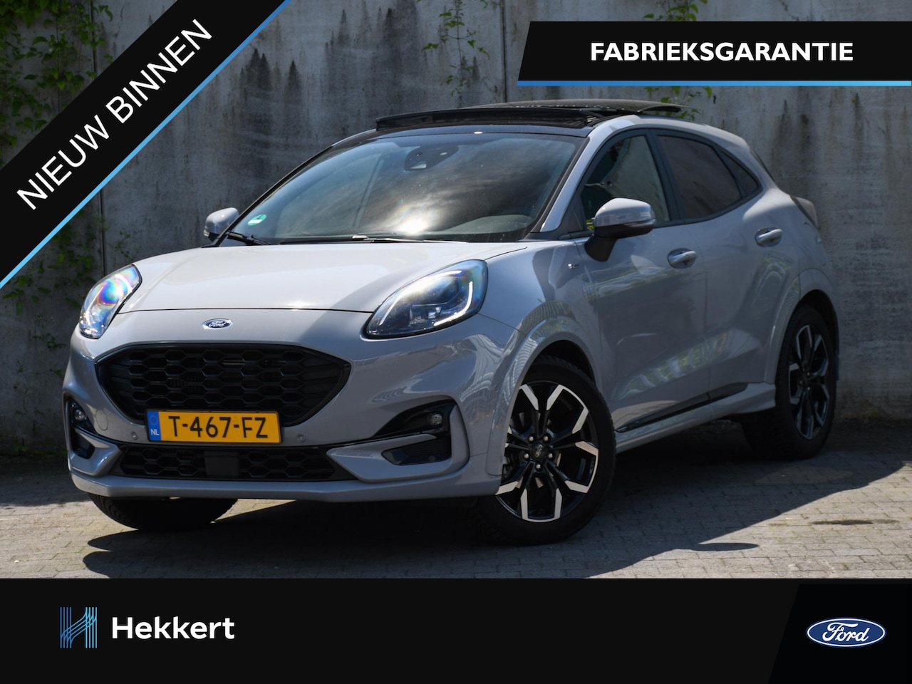 Ford Puma - ST-Line X 1.0 EcoBoost Hybrid 125pk Automaat SCHUIF-DAK | ADAPT. CRUISE | BLIS | 18''LM | - AutoWereld.nl