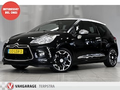 Citroën DS3 - 1.6 THP Sport Chic/ Bi-Tone/ 17'' LMV/ Zwarte-Hemel/ LEDER/ Navi/ Clima/ Cruise/ Elek. pak