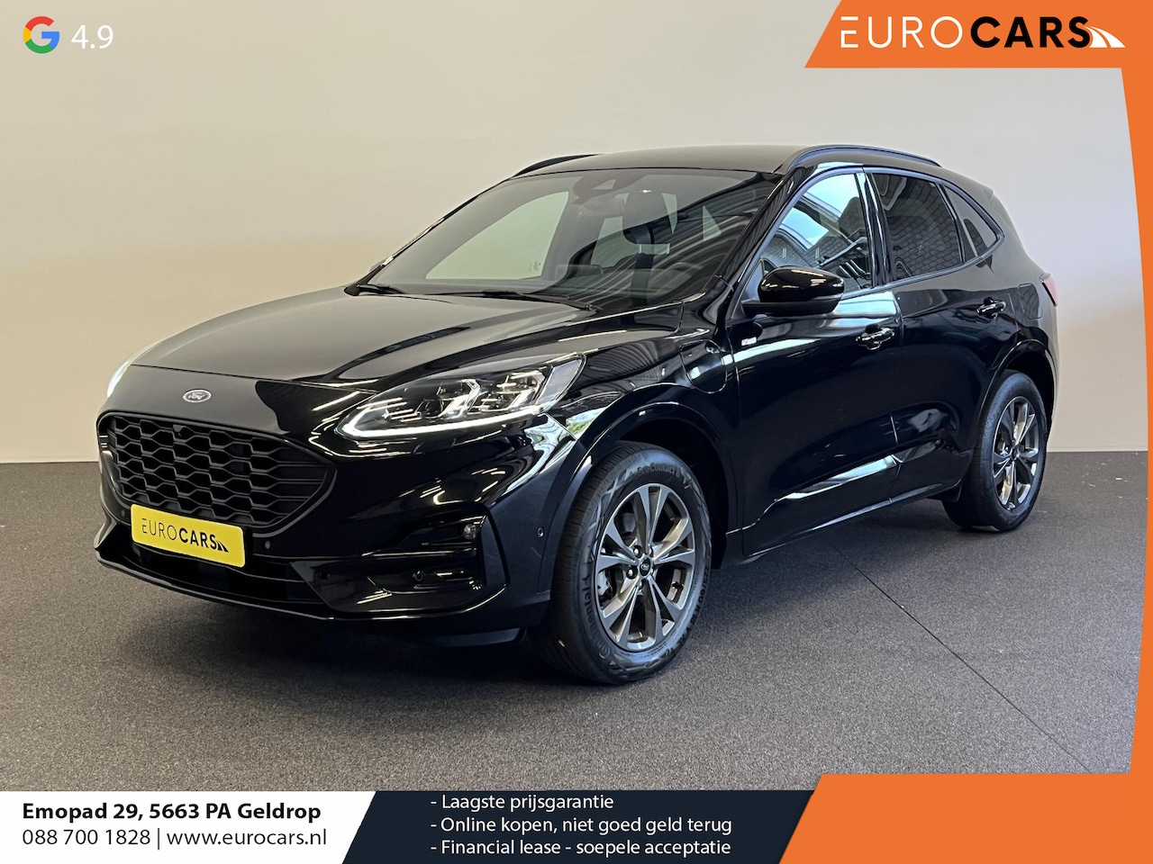 Ford Kuga - 2.5 224pk Automaat PHEV ST-Line Adaptieve cruise control Parkeersensoren Navigatie LED Cli - AutoWereld.nl