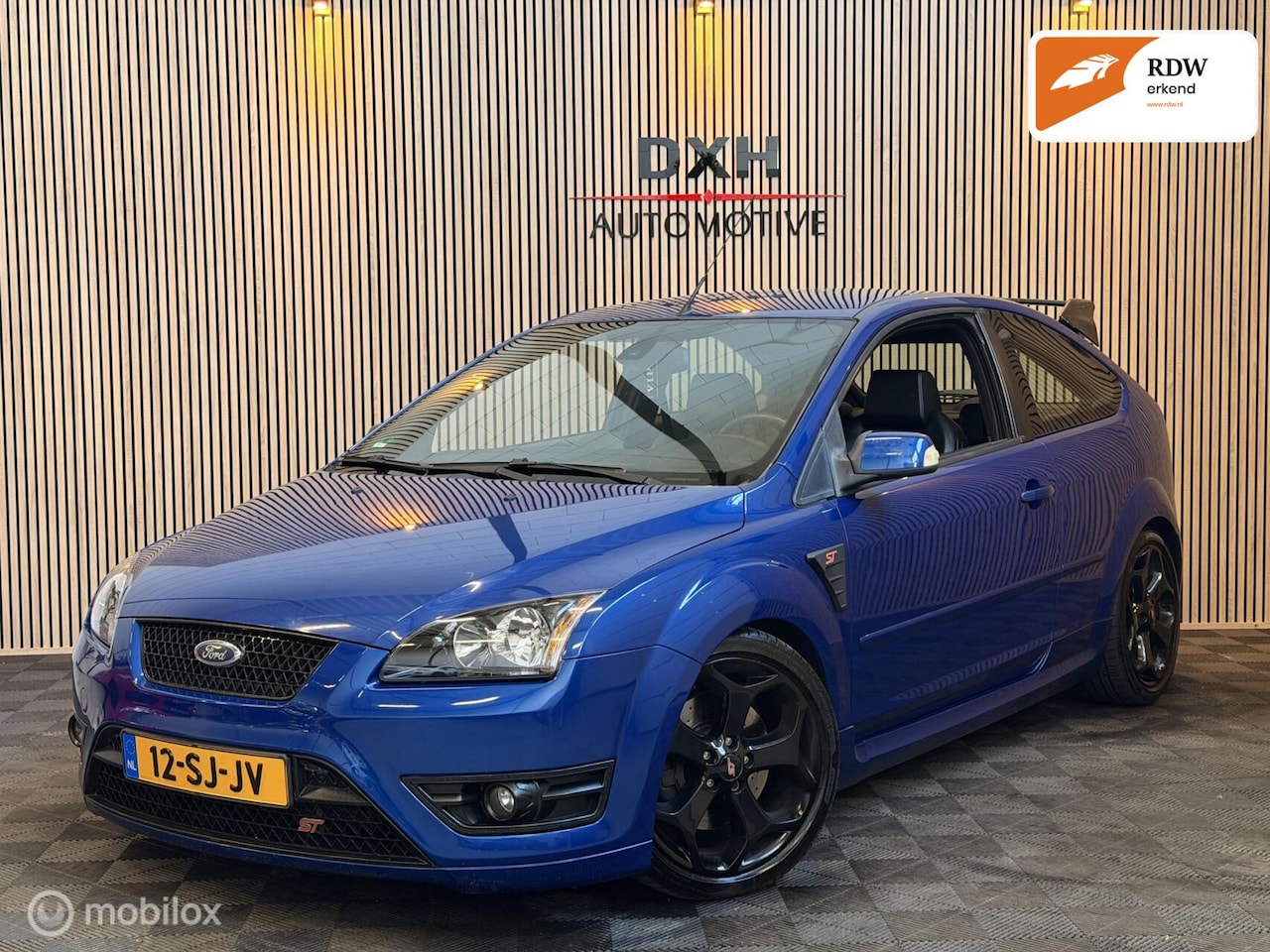 Ford Focus - 2.5 20V ST PERFORMANCE BLUE Org.NL LEDER CARPLAY - AutoWereld.nl