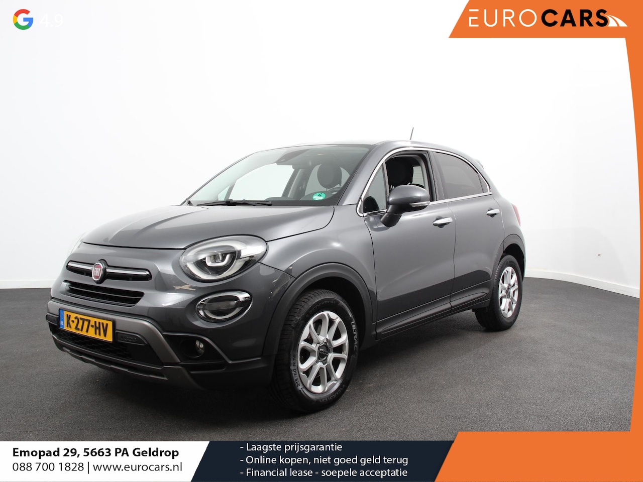 Fiat 500 X Cross - 1.3 GSE City Cross Opening Edition Climate Control Navigatie Cruise Control Camera Parkeer - AutoWereld.nl