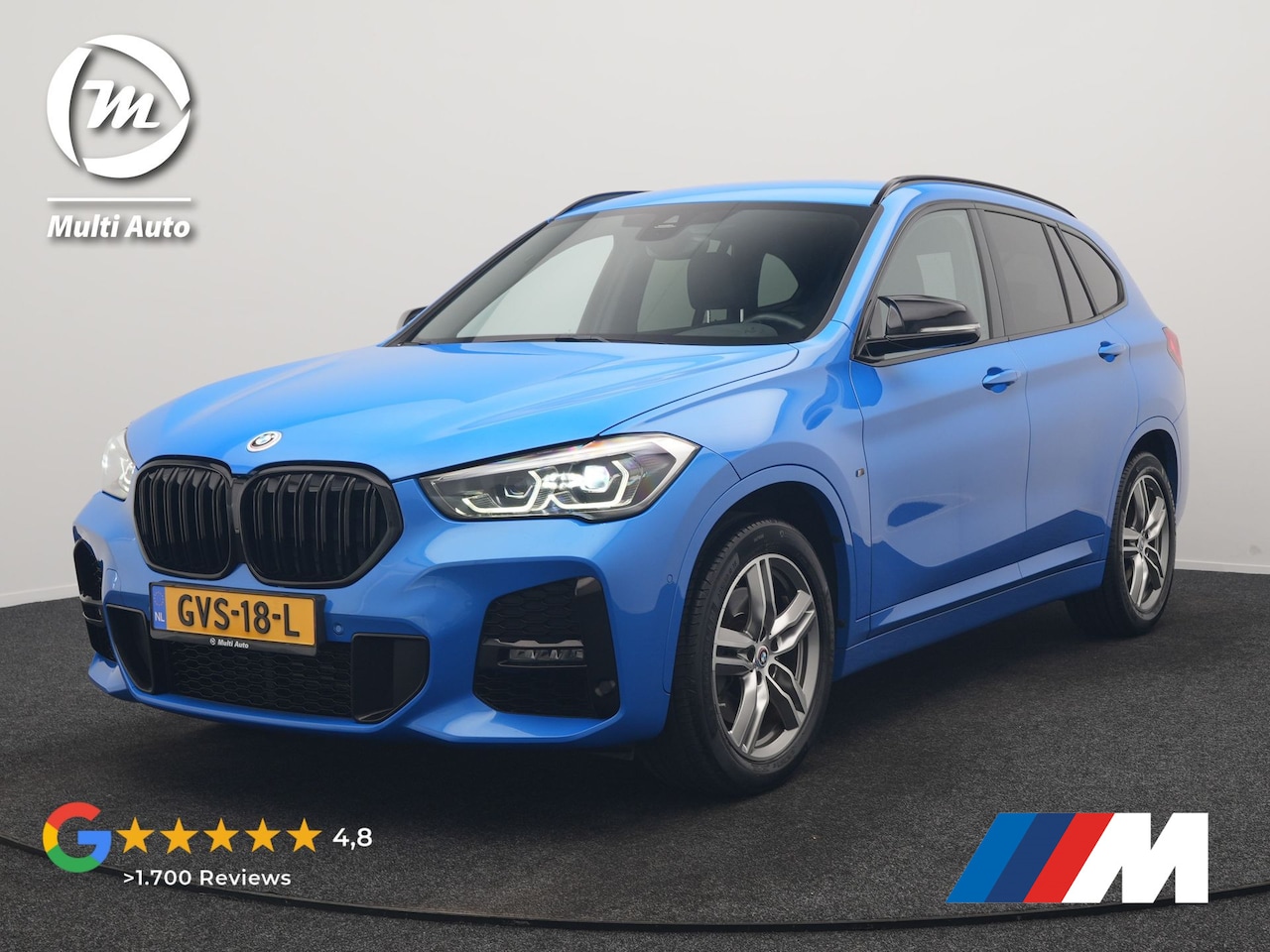 BMW X1 - sDrive20i M Sport 192pk Misano Blauw Metallic | Trekhaak Afn. | Sportstoelen Verwarmd | Na - AutoWereld.nl