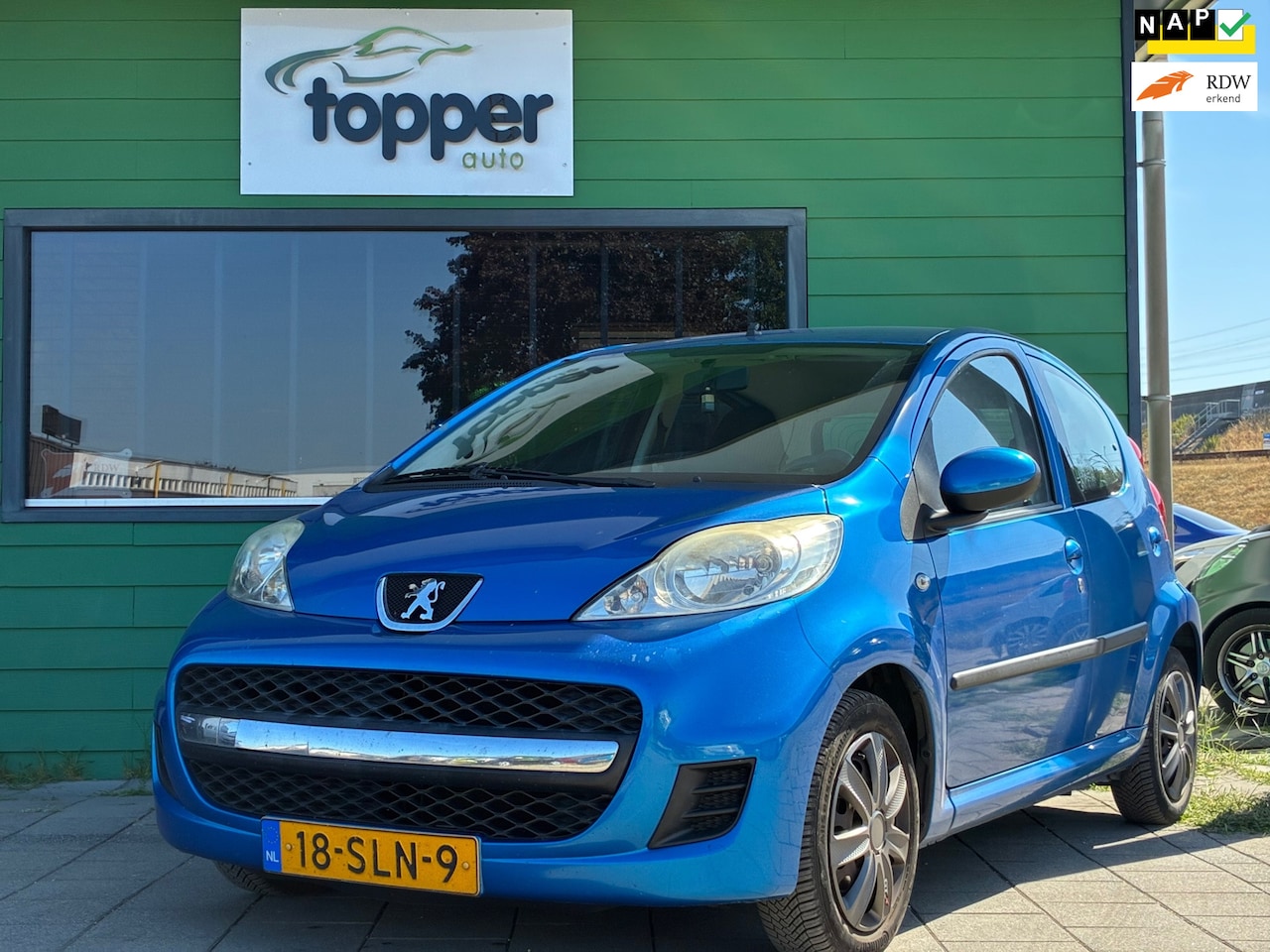 Peugeot 107 - 1.0-12V Blue Lease|2e Eigenaar|Airco|Navigatie|Carplay|Elektr.ramen|NAP| - AutoWereld.nl