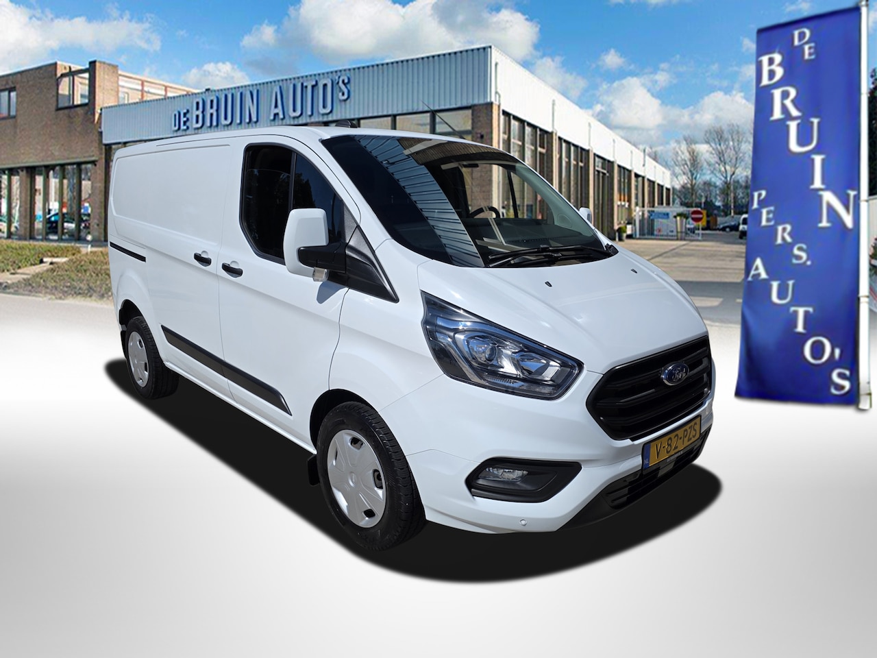 Ford Transit Custom - 2.0 TDCI 125Kw/ 170Pk Autm. Airco Cruisecontrol Achteruitrijcamera Parkeersensors Trend - AutoWereld.nl