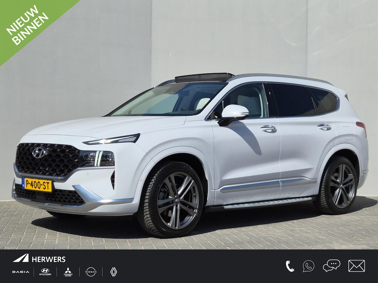 Hyundai Santa Fe - 1.6 T-GDI PHEV Premium Plus Sky 7p. / SOH 100% / All season banden / Trekgewicht 1.350 kg - AutoWereld.nl