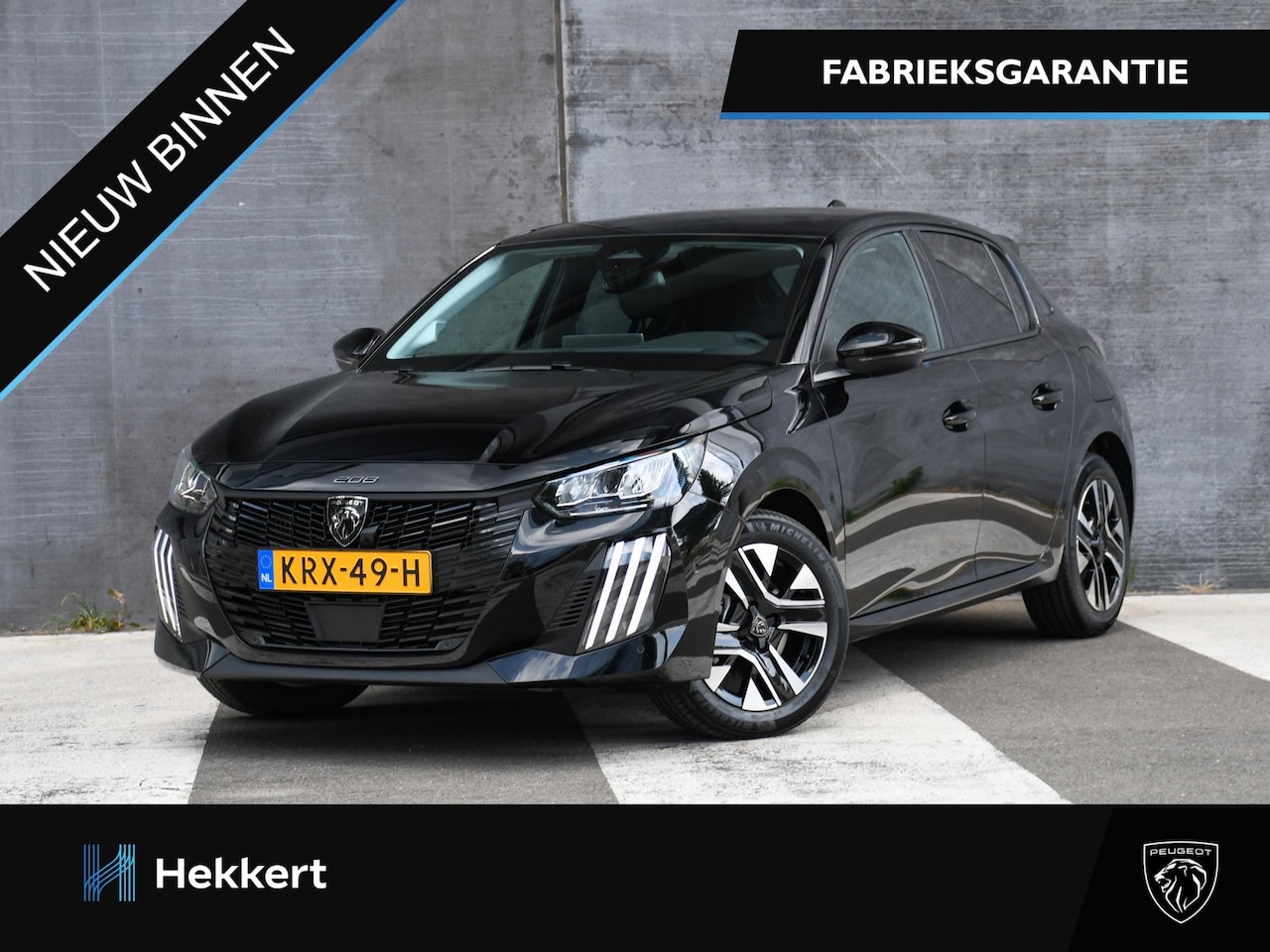 Peugeot 208 - Allure 1.2 Hybrid 110pk Automaat DODE HOEK | 16''LM | 360° CAM. | CRUISE.C | NAVI | DAB - AutoWereld.nl